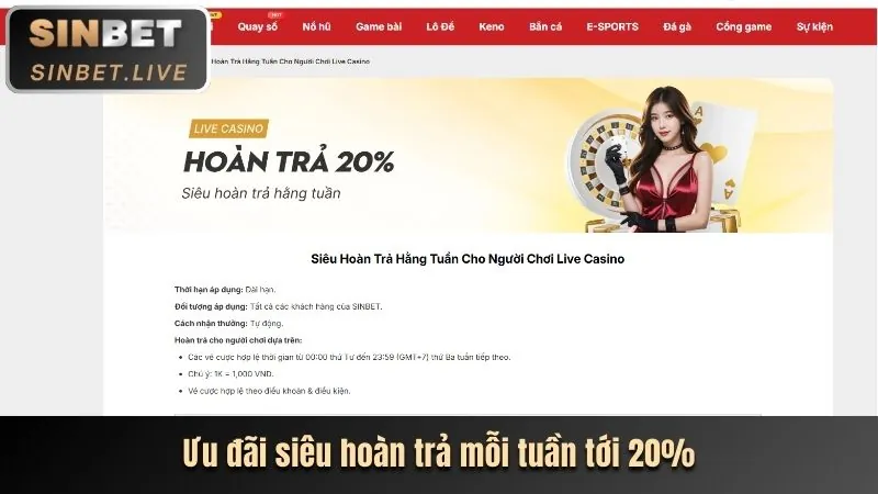 Hoàn Trả Thể Thao và Sòng Bạc Win198